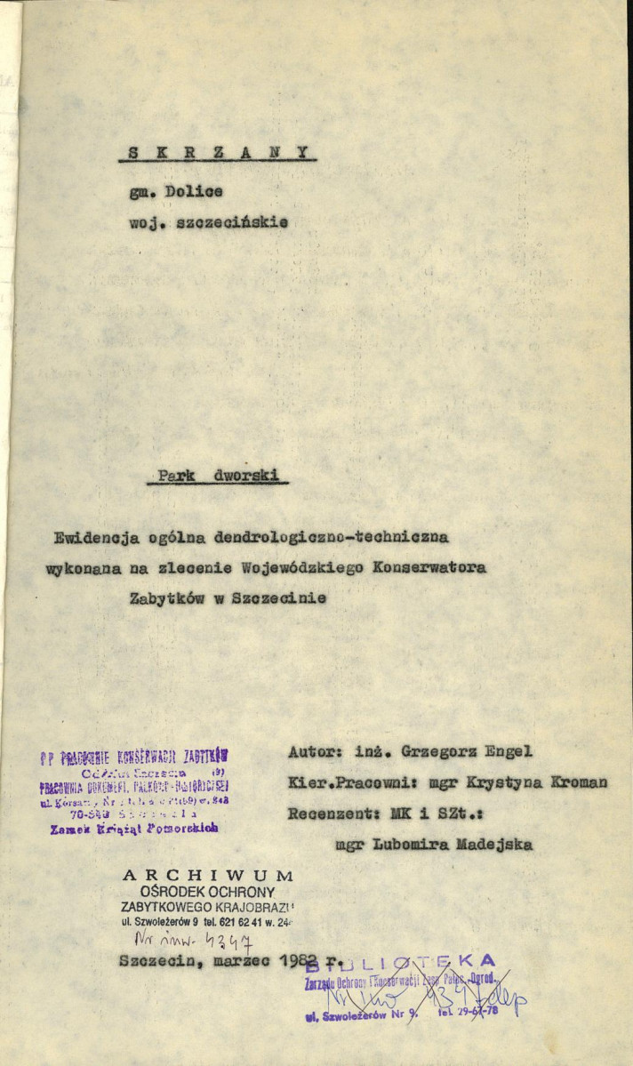 EP - Ewidencja parkowa, skan nr 4