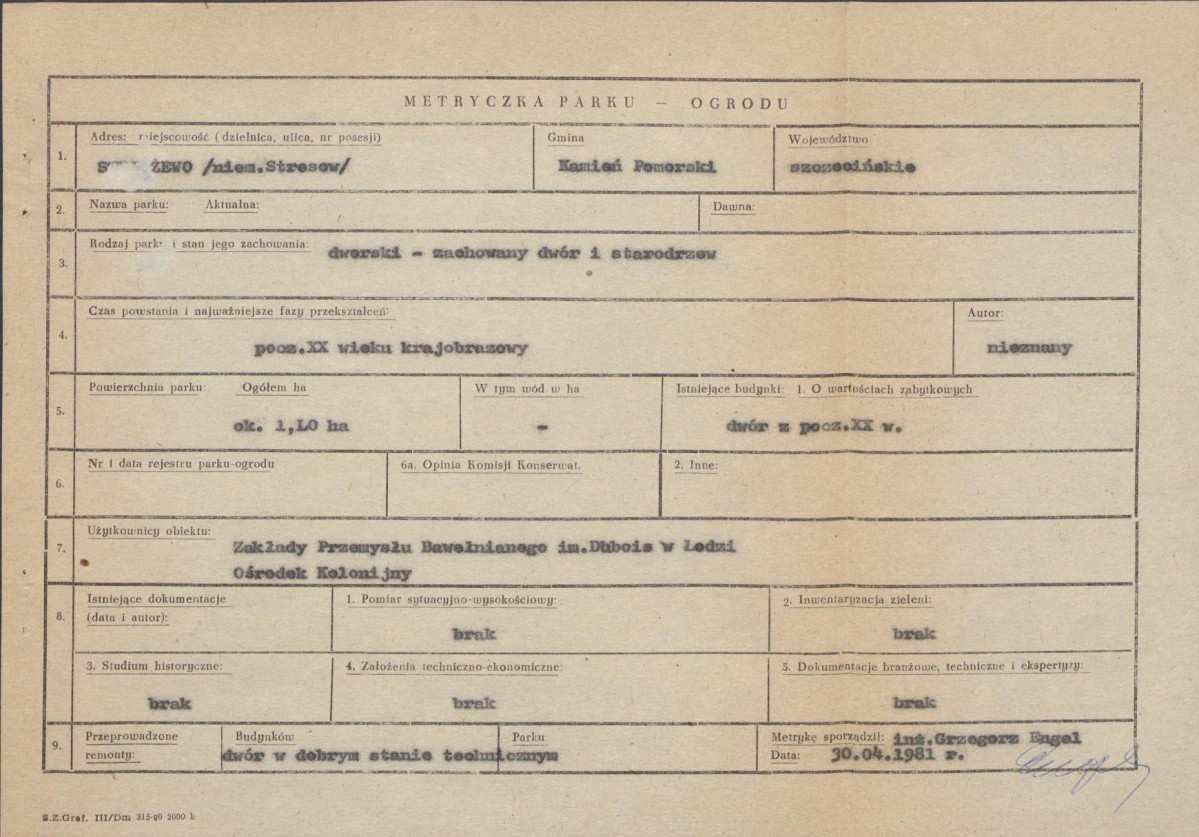 Ewidencja parkowa, skan nr 5