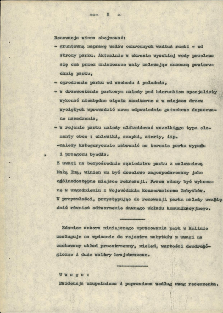 Ewidencja parkowa, skan nr 13