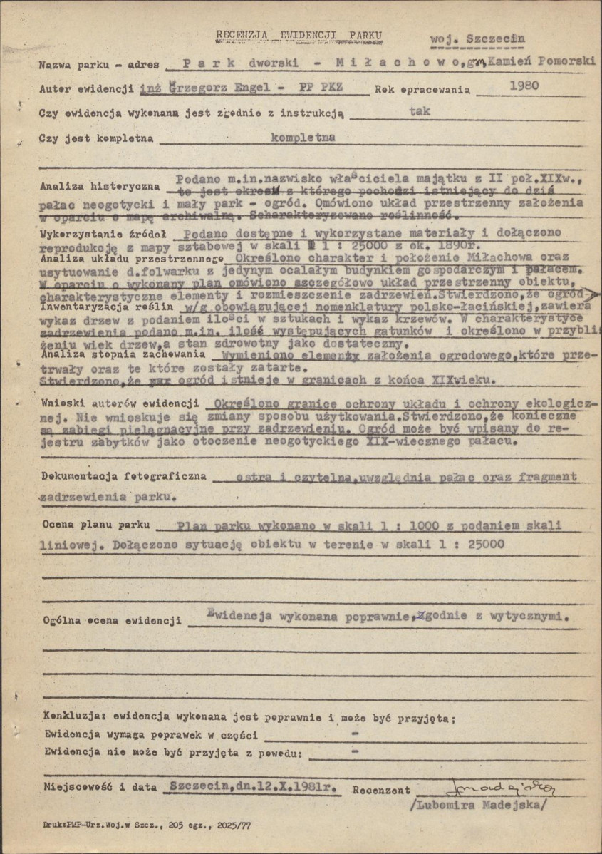 Ewidencja parkowa, skan nr 20