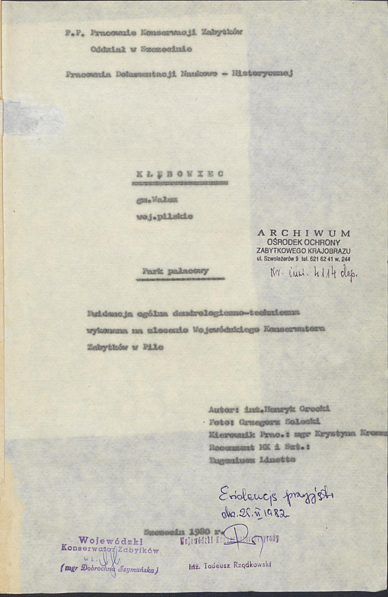 EP - Ewidencja parkowa, skan nr 4
