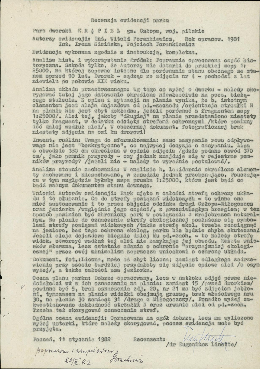 EP - Ewidencja parkowa, skan nr 6