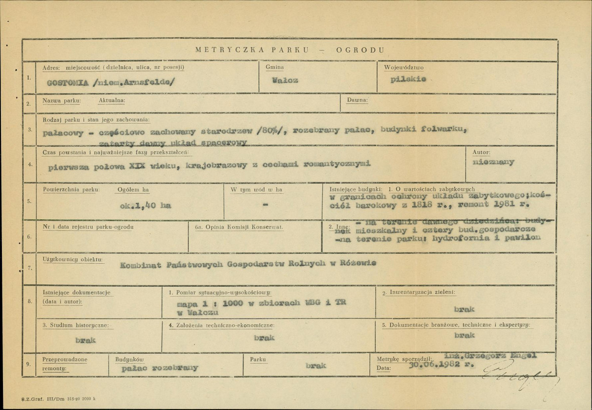 EP - Ewidencja parkowa, skan nr 5