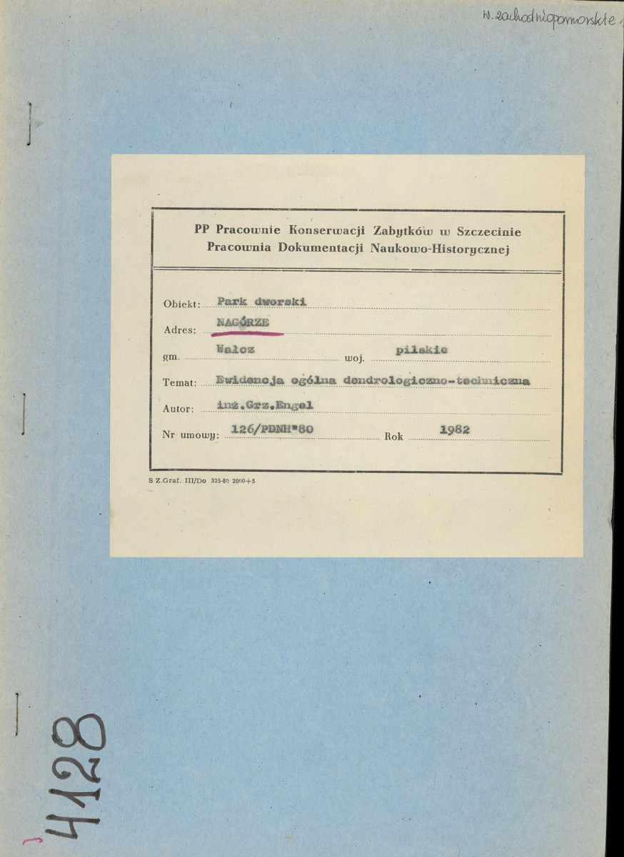 EP - Ewidencja parkowa, skan nr 1