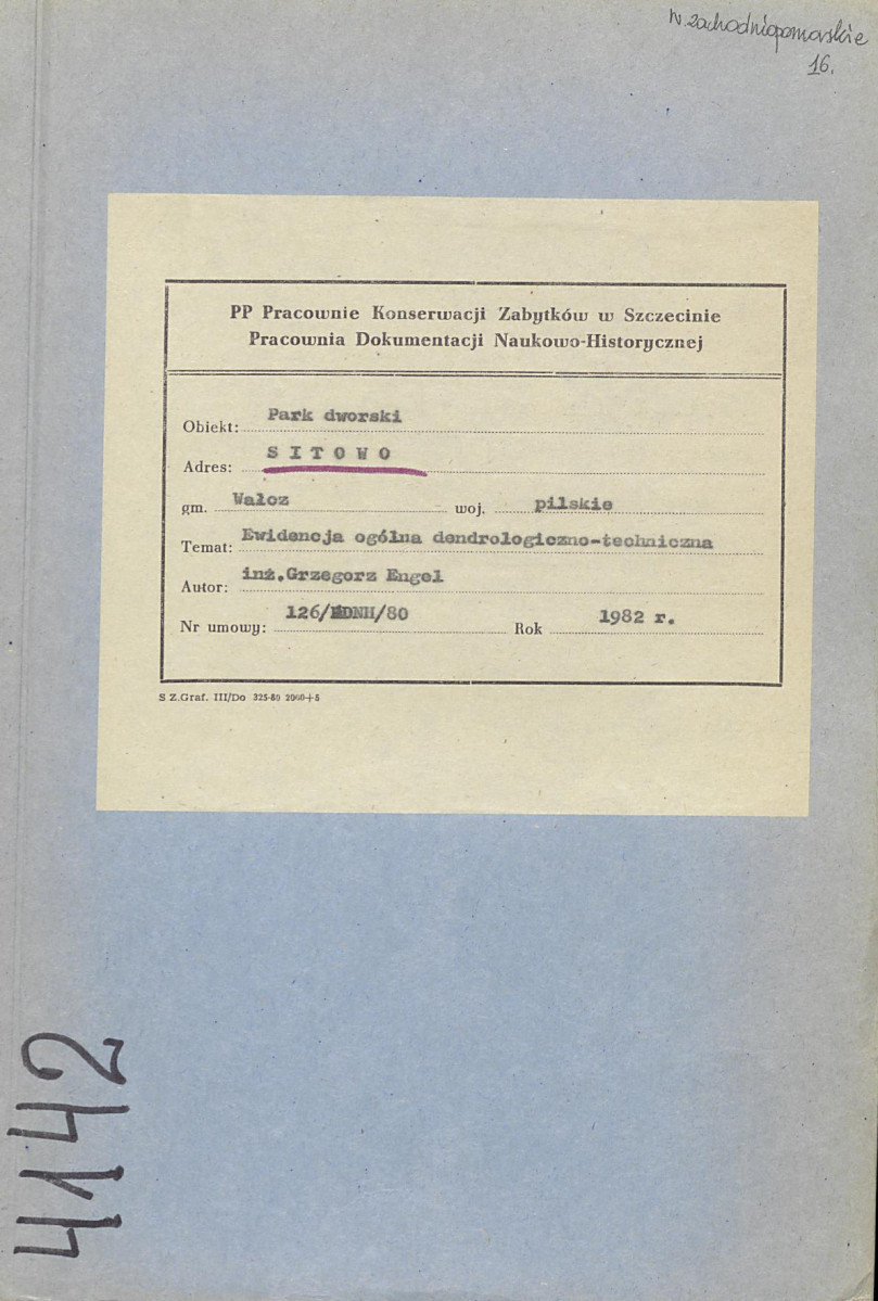 EP - Ewidencja parkowa, skan nr 1