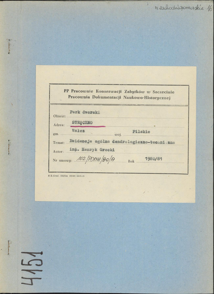 EP - Ewidencja parkowa, skan nr 1