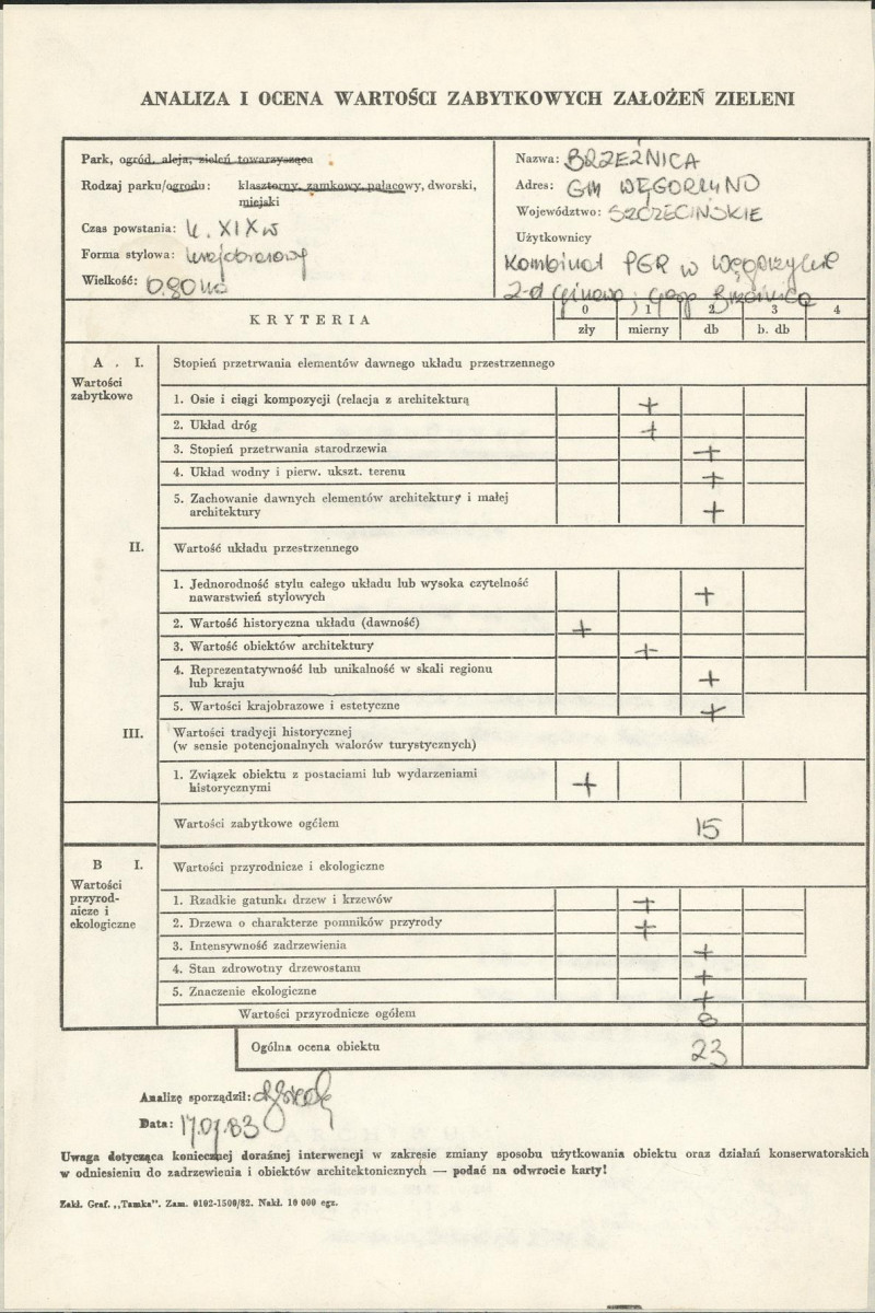 EP - Ewidencja parkowa, skan nr 3