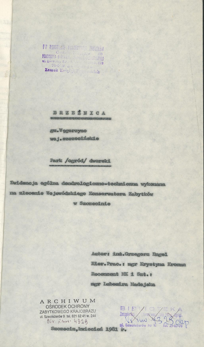 EP - Ewidencja parkowa, skan nr 4