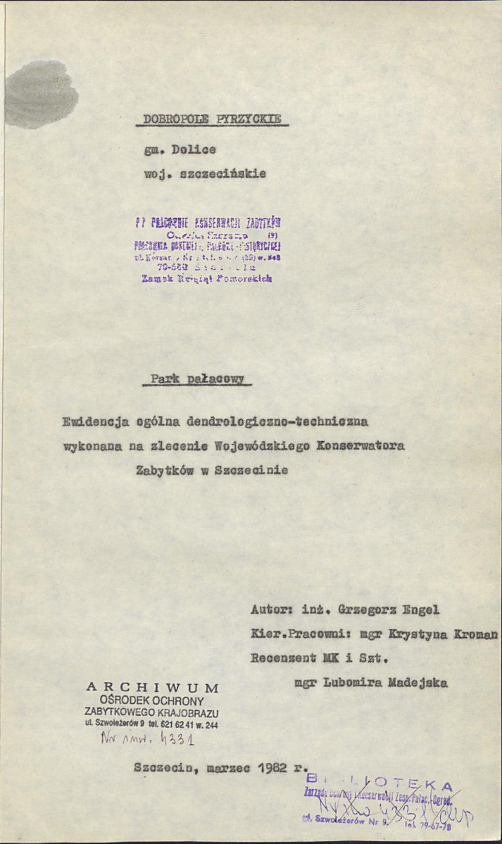 EP - Ewidencja parkowa, skan nr 4