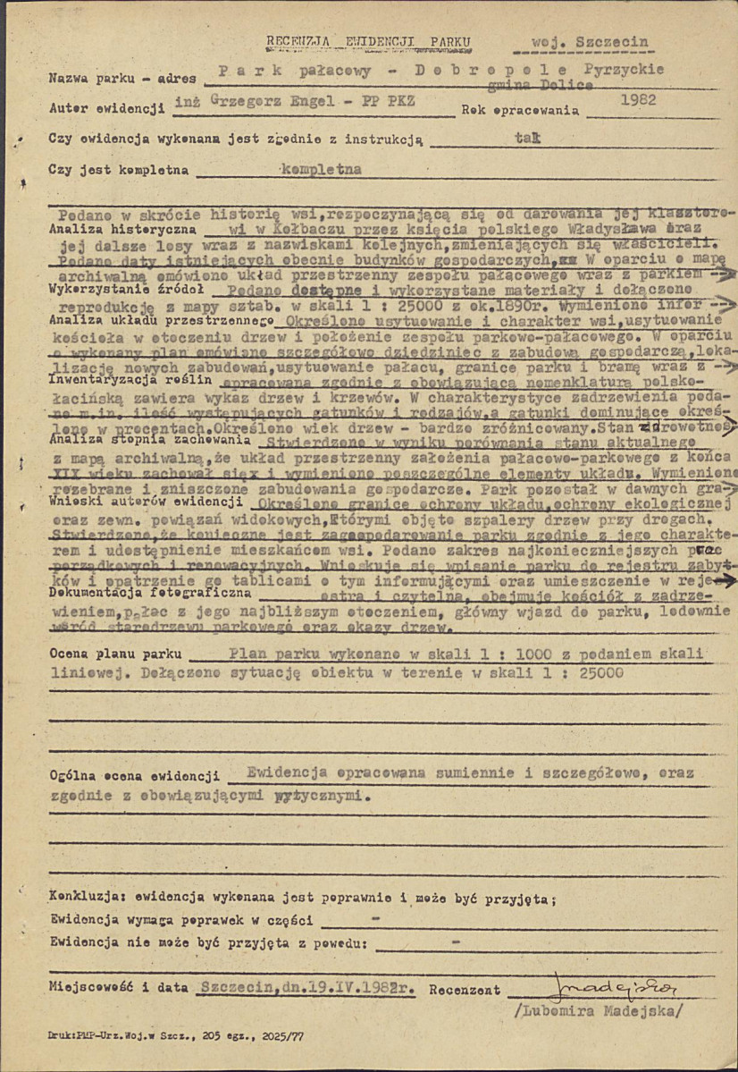 EP - Ewidencja parkowa, skan nr 38