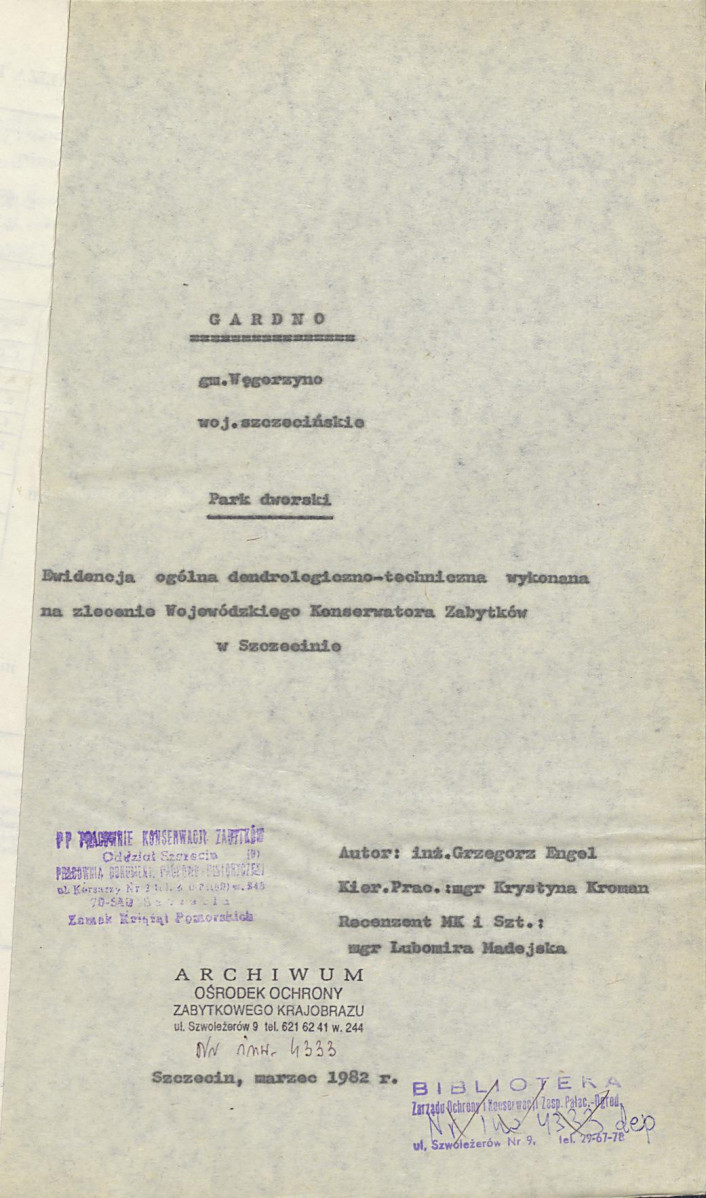 Ewidencja parkowa, skan nr 4