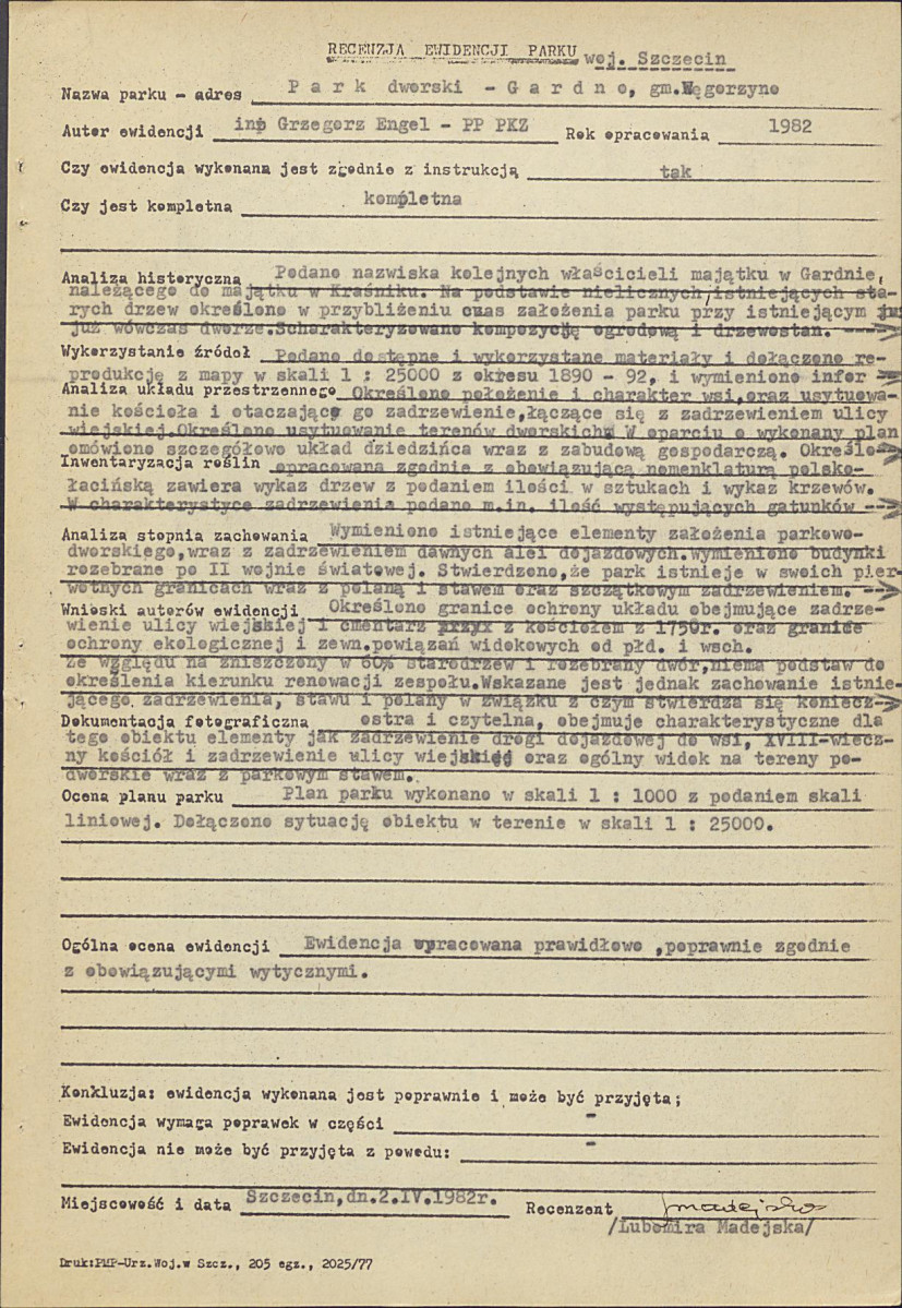 Ewidencja parkowa, skan nr 26