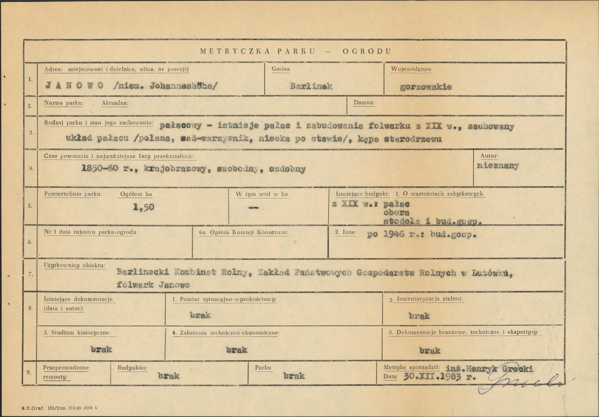 Ewidencja parkowa, skan nr 5