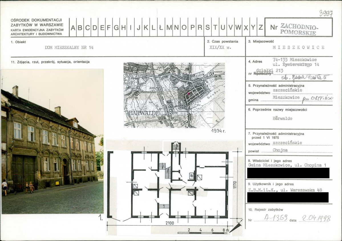 KB - Karta biała, skan nr 1