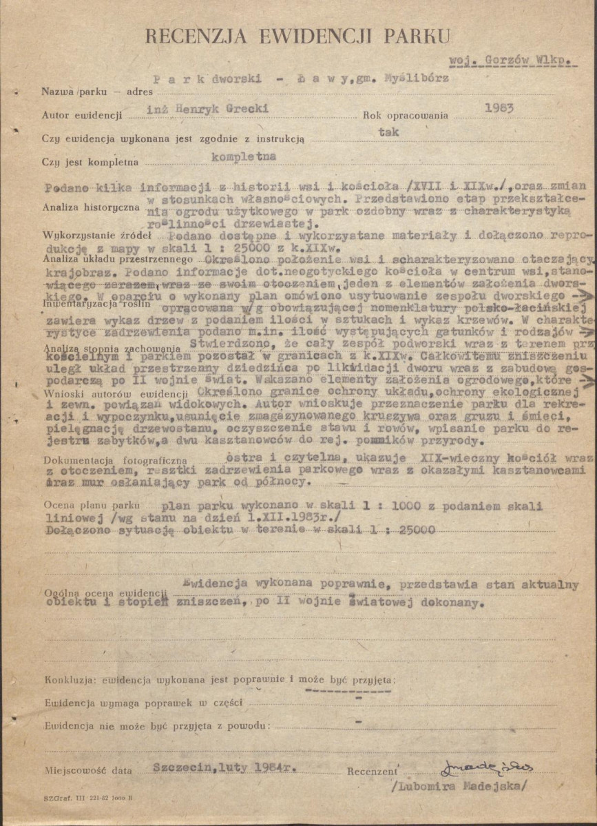 Ewidencja parkowa, skan nr 24