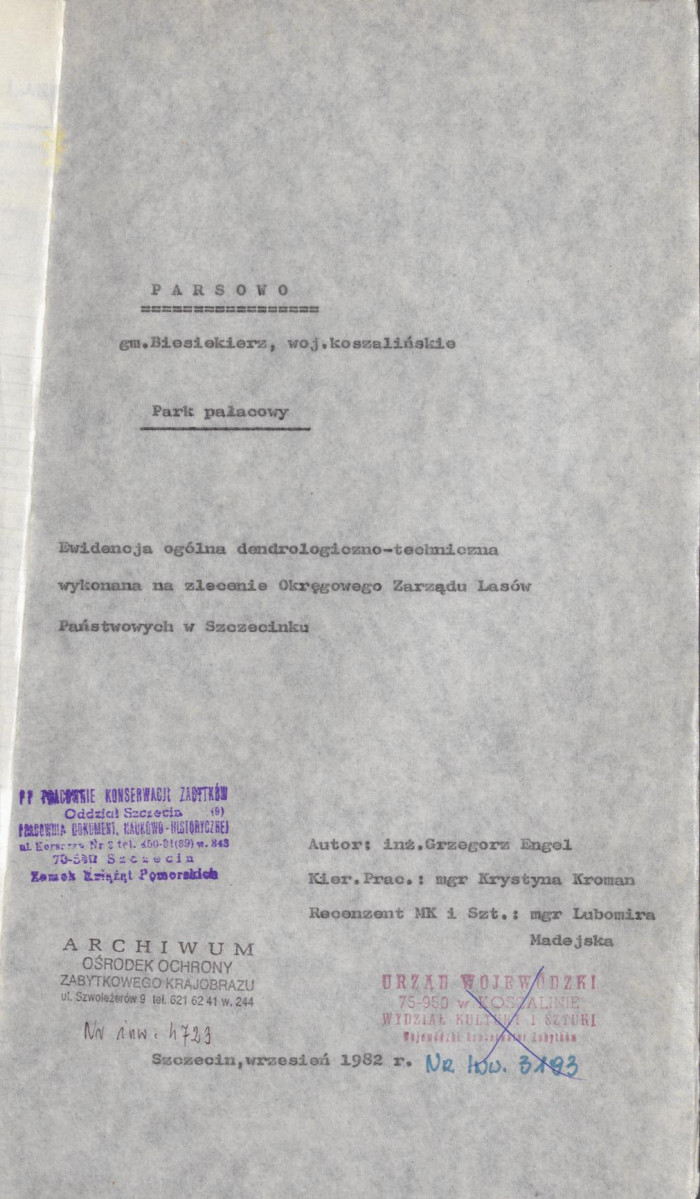 Ewidencja parkowa, skan nr 4