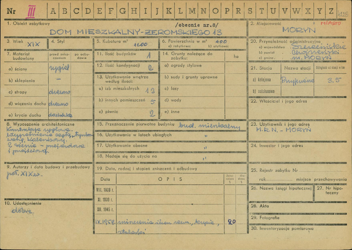 Karta zielona, skan nr 1