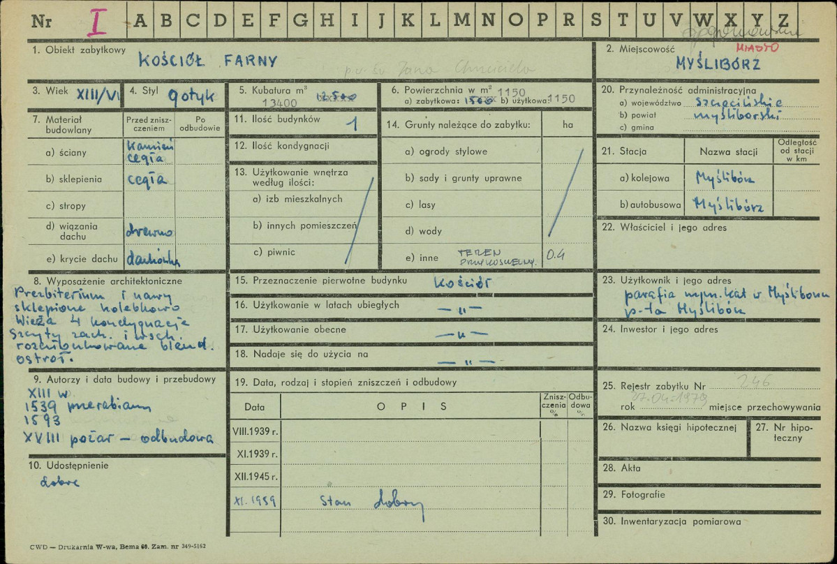 Karta zielona, skan nr 1