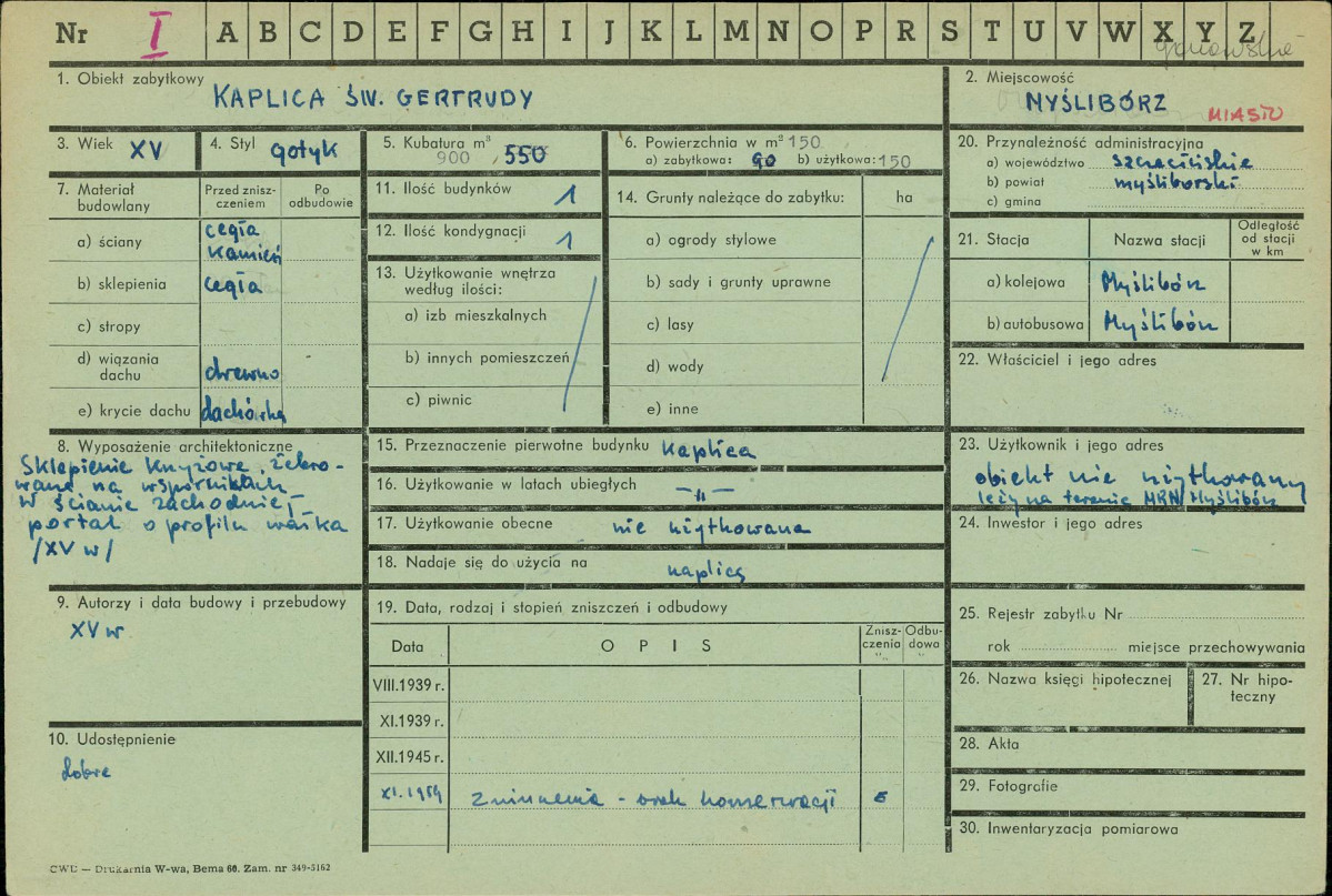 Karta zielona, skan nr 1