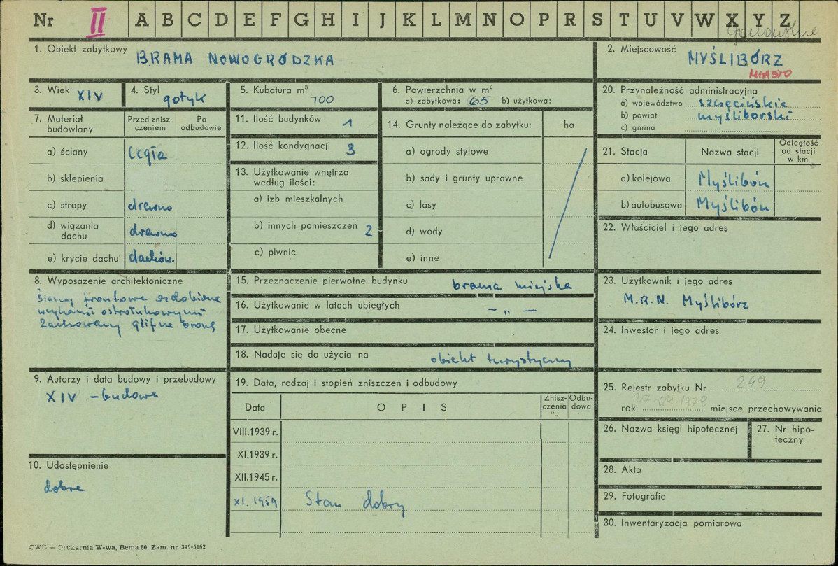 Karta zielona, skan nr 1