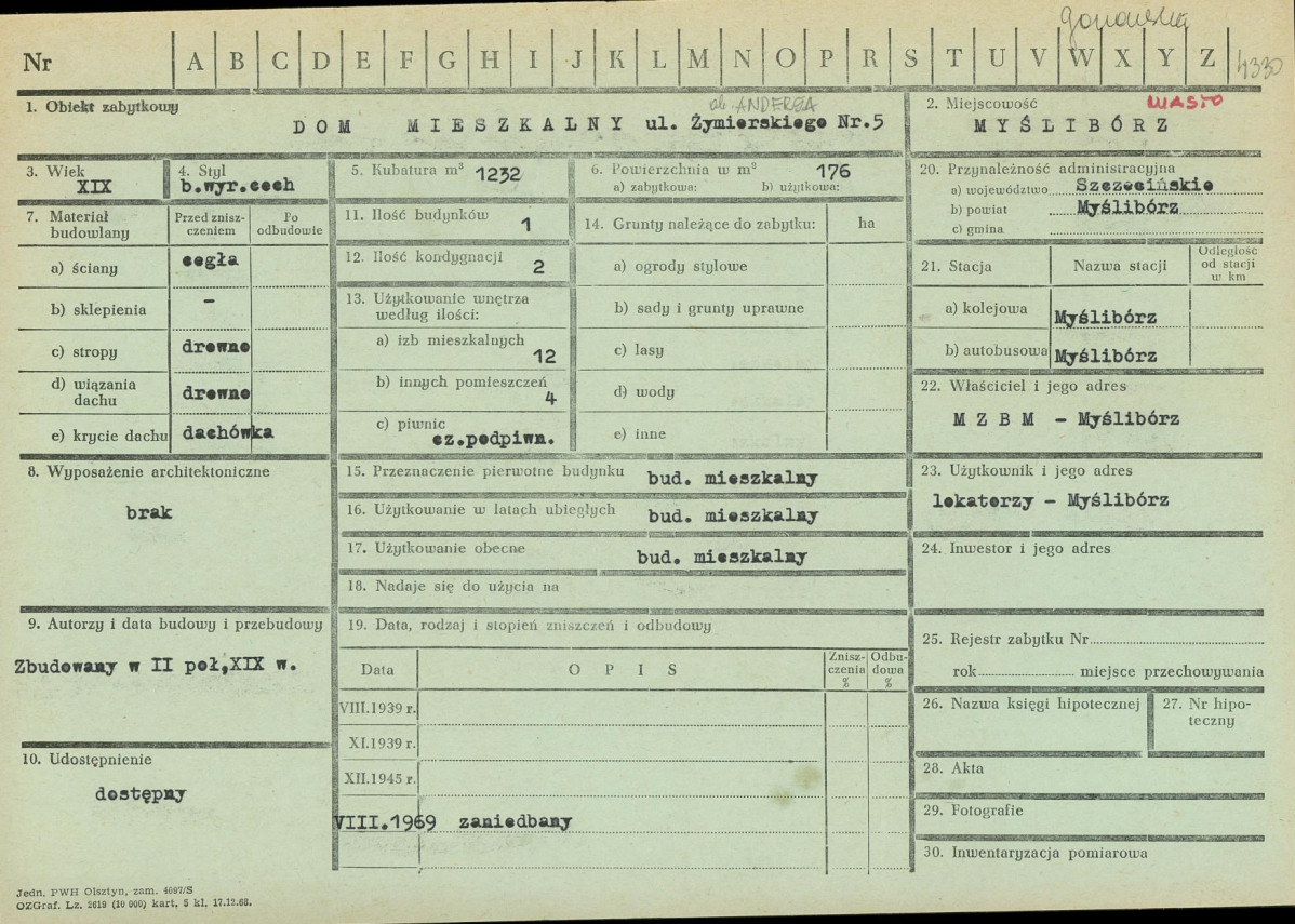 Karta zielona, skan nr 1
