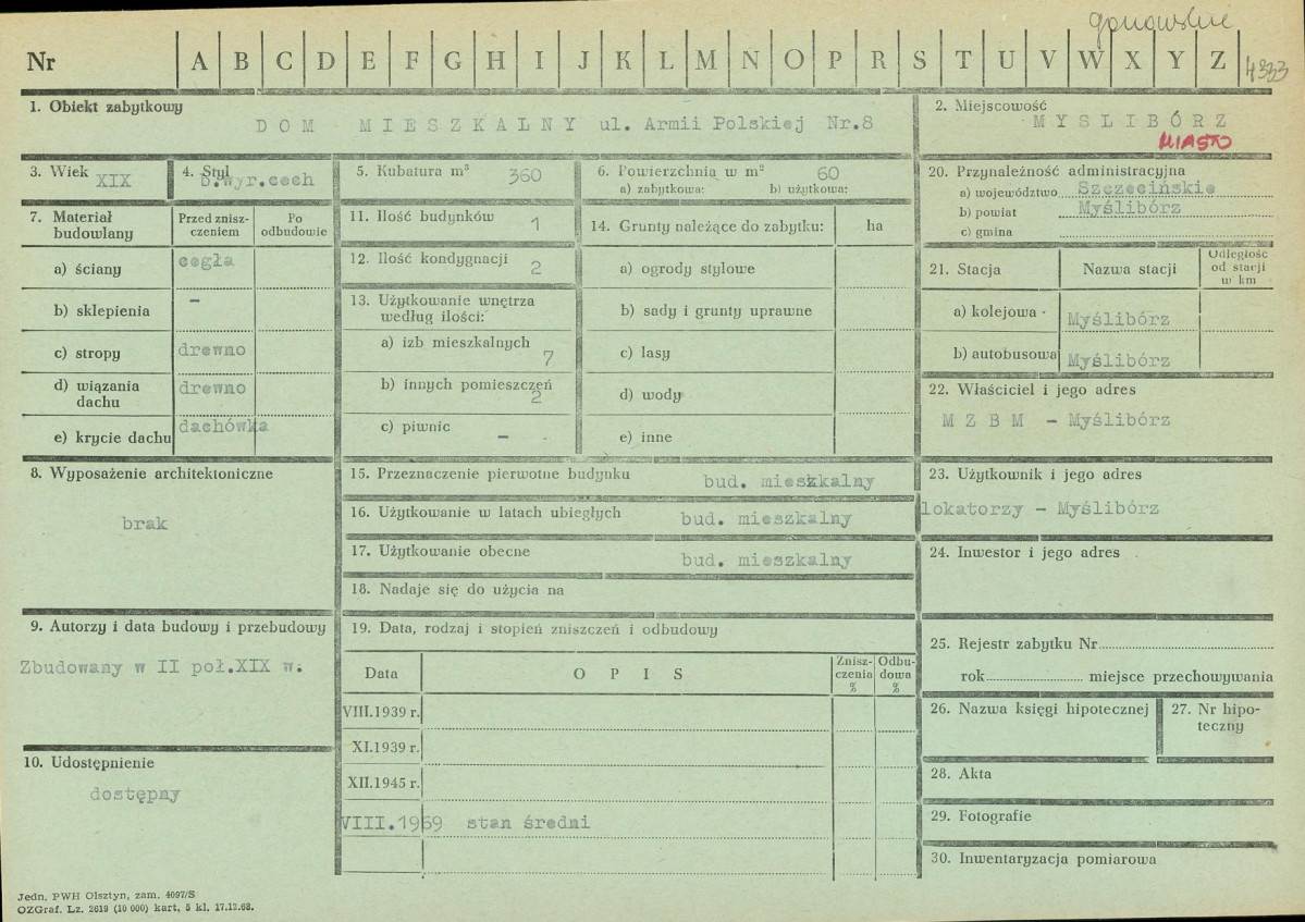 Karta zielona, skan nr 1