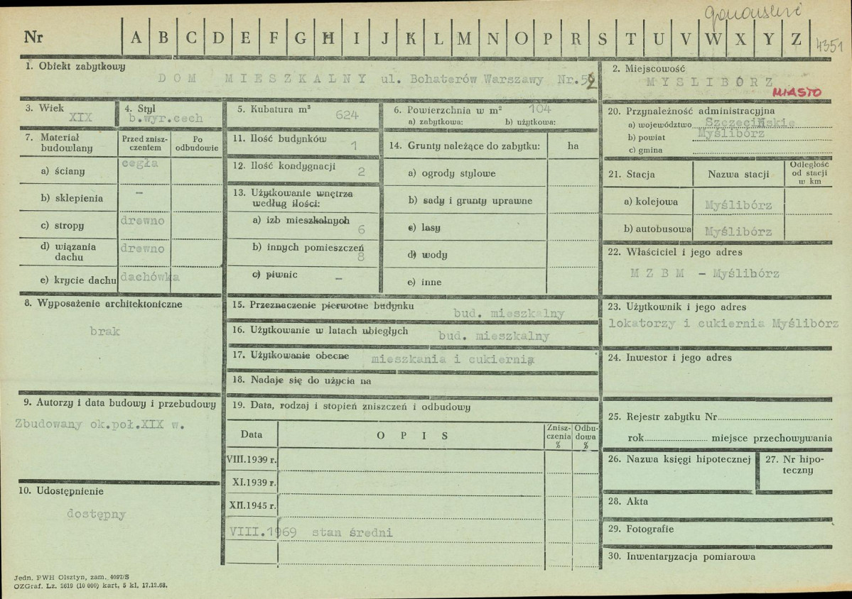 Karta zielona, skan nr 1