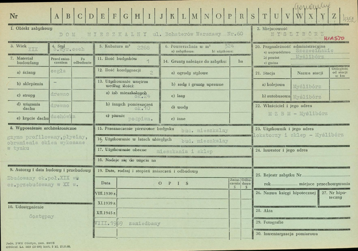 Karta zielona, skan nr 1