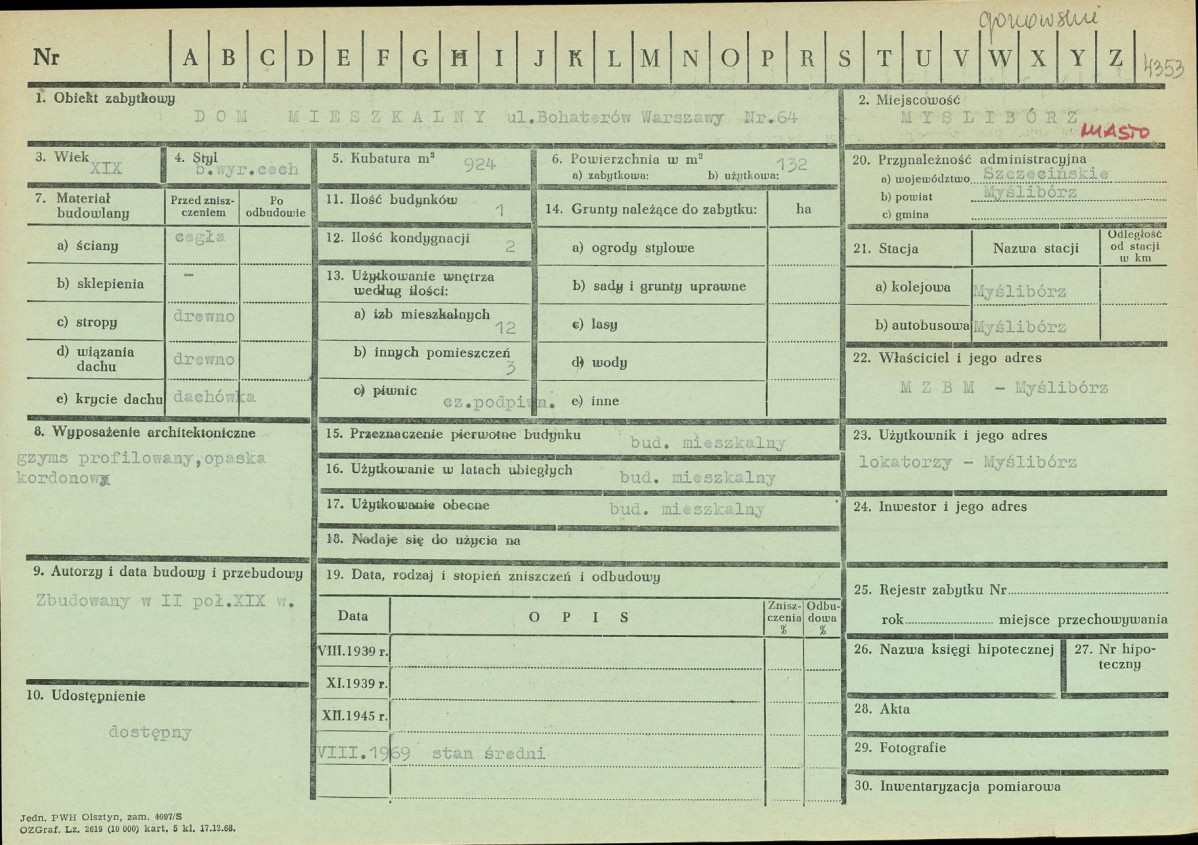 Karta zielona, skan nr 1