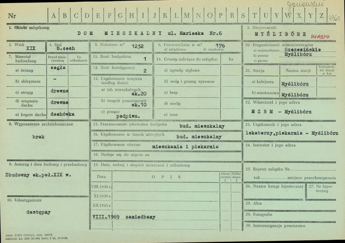 Karta zielona, skan nr 1