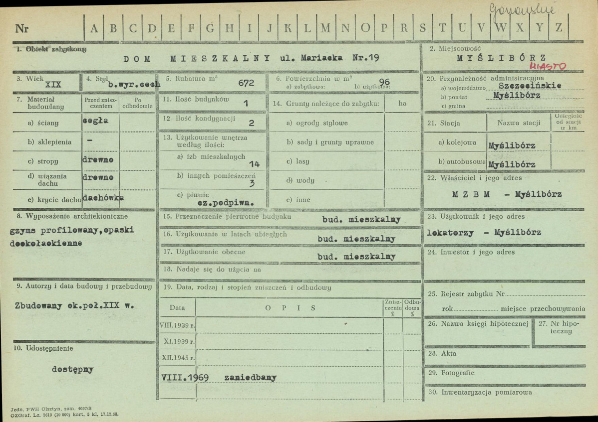 Karta zielona, skan nr 1