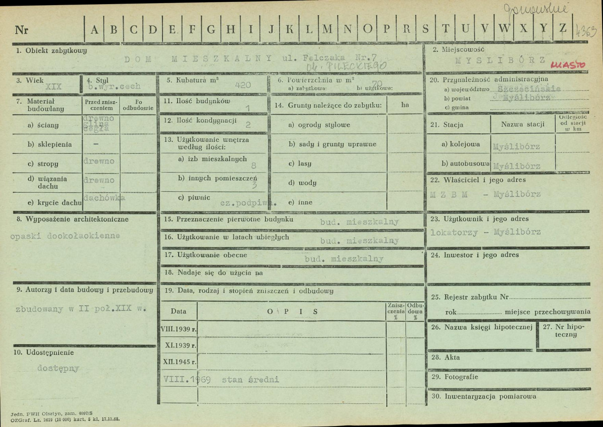 Karta zielona, skan nr 1