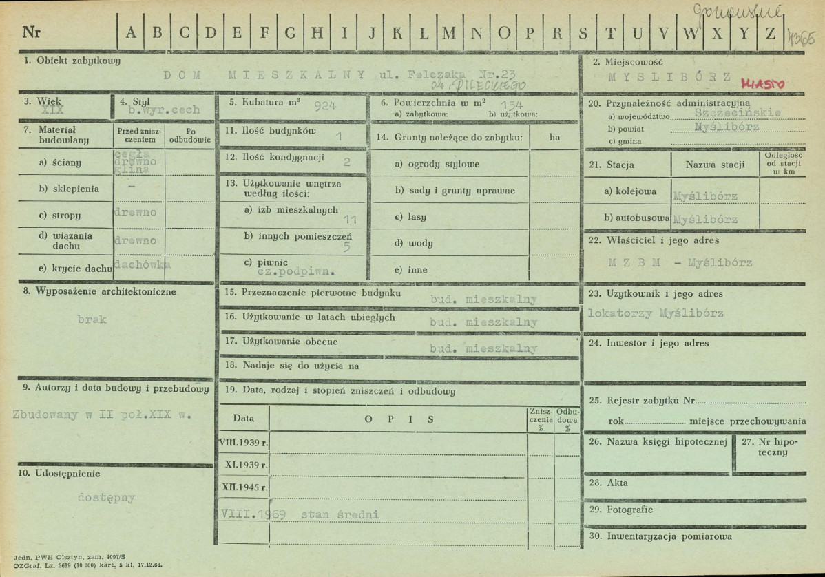 Karta zielona, skan nr 1