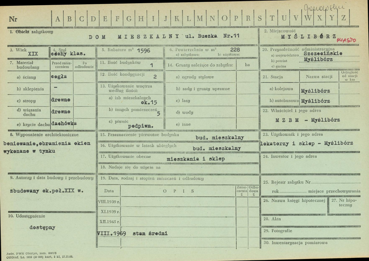 Karta zielona, skan nr 1
