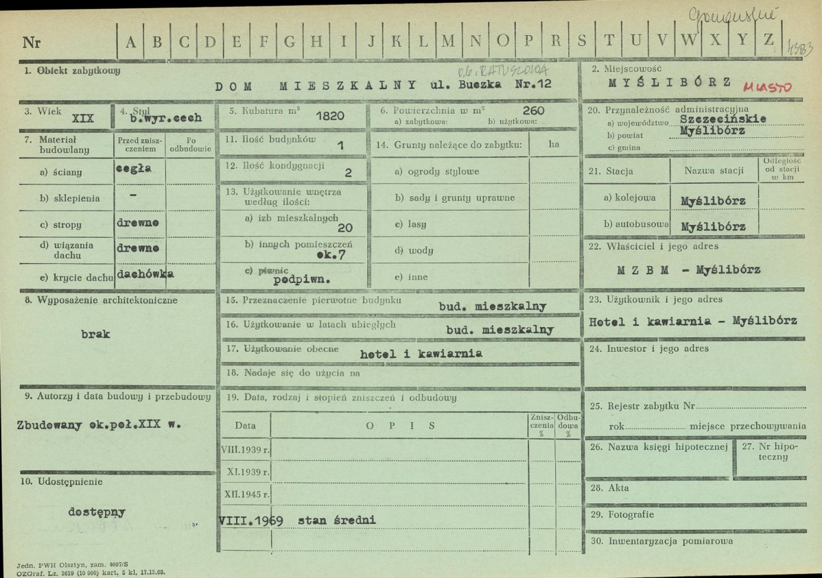 Karta zielona, skan nr 1