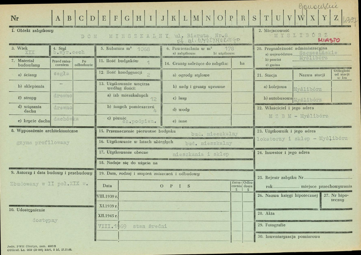 Karta zielona, skan nr 1