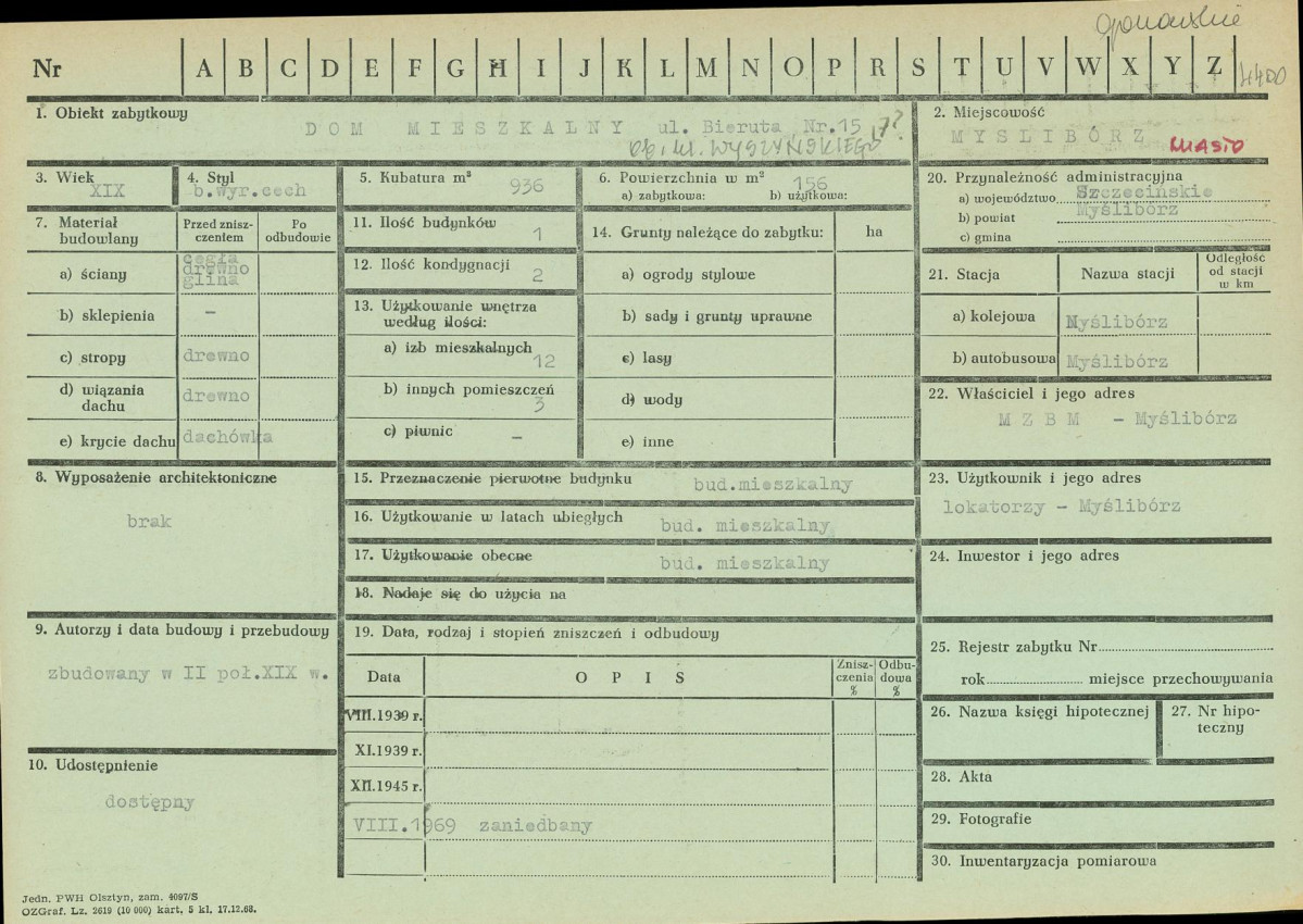 Karta zielona, skan nr 1