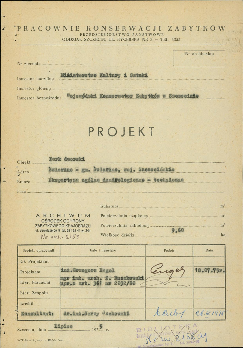 Ewidencja parkowa, skan nr 3