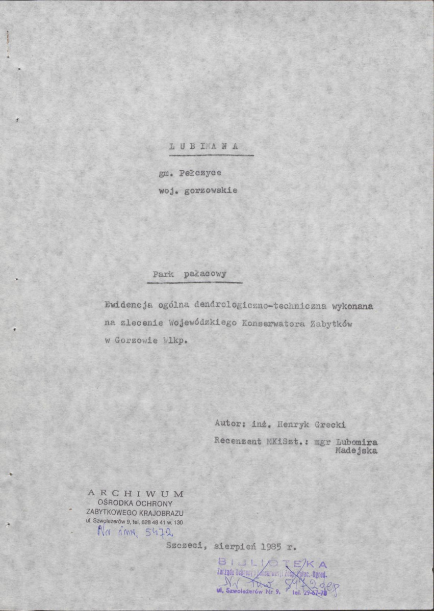 Ewidencja parkowa, skan nr 4