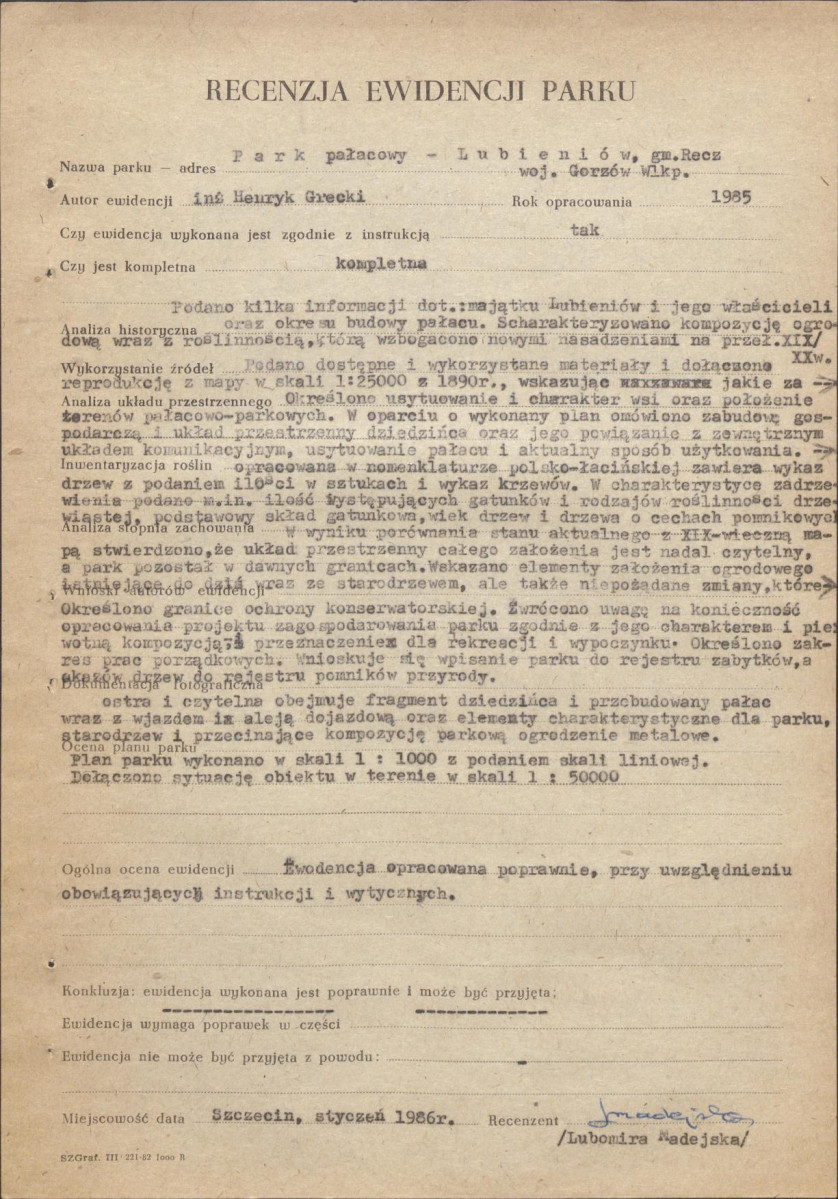 Ewidencja parkowa, skan nr 30