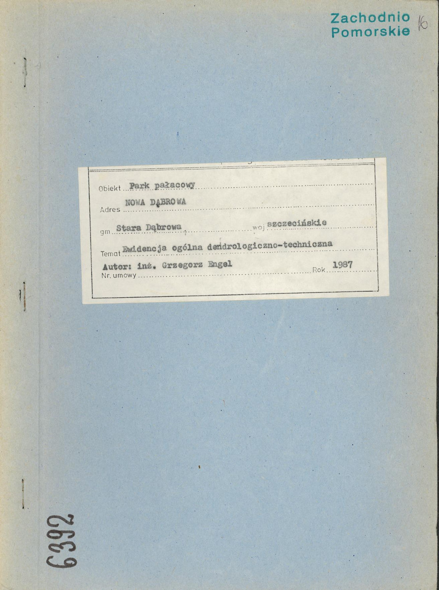 EP - Ewidencja parkowa, skan nr 1