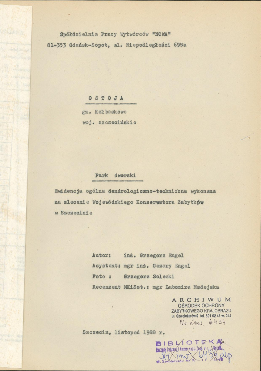 Ewidencja parkowa, skan nr 4