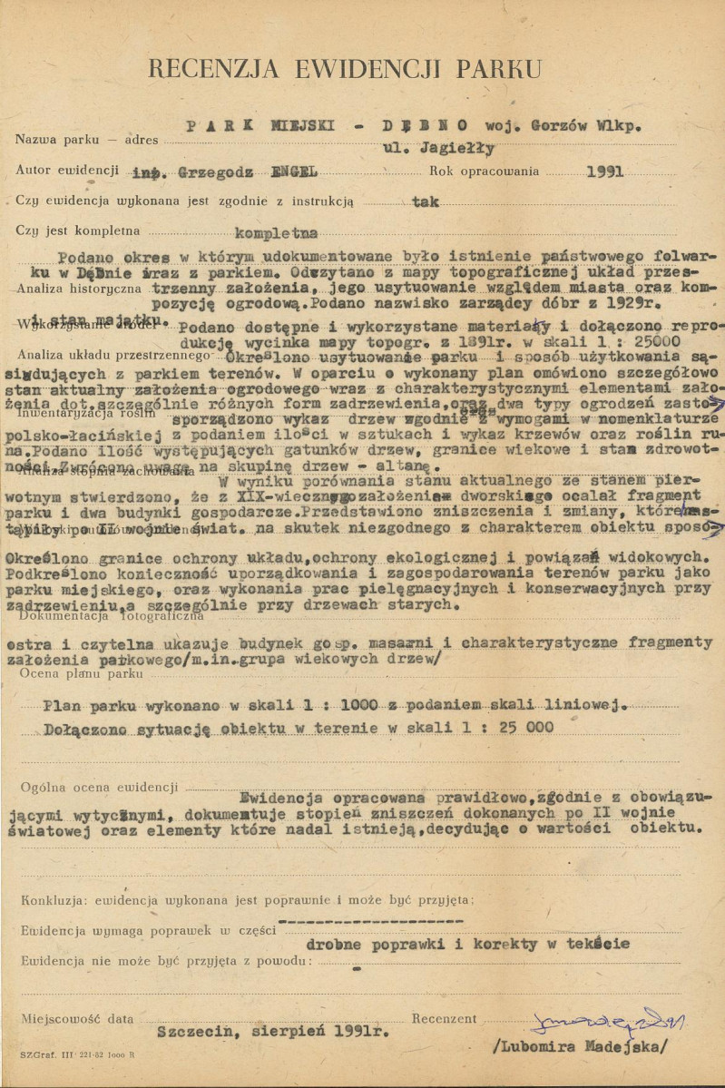 Ewidencja parkowa, skan nr 25