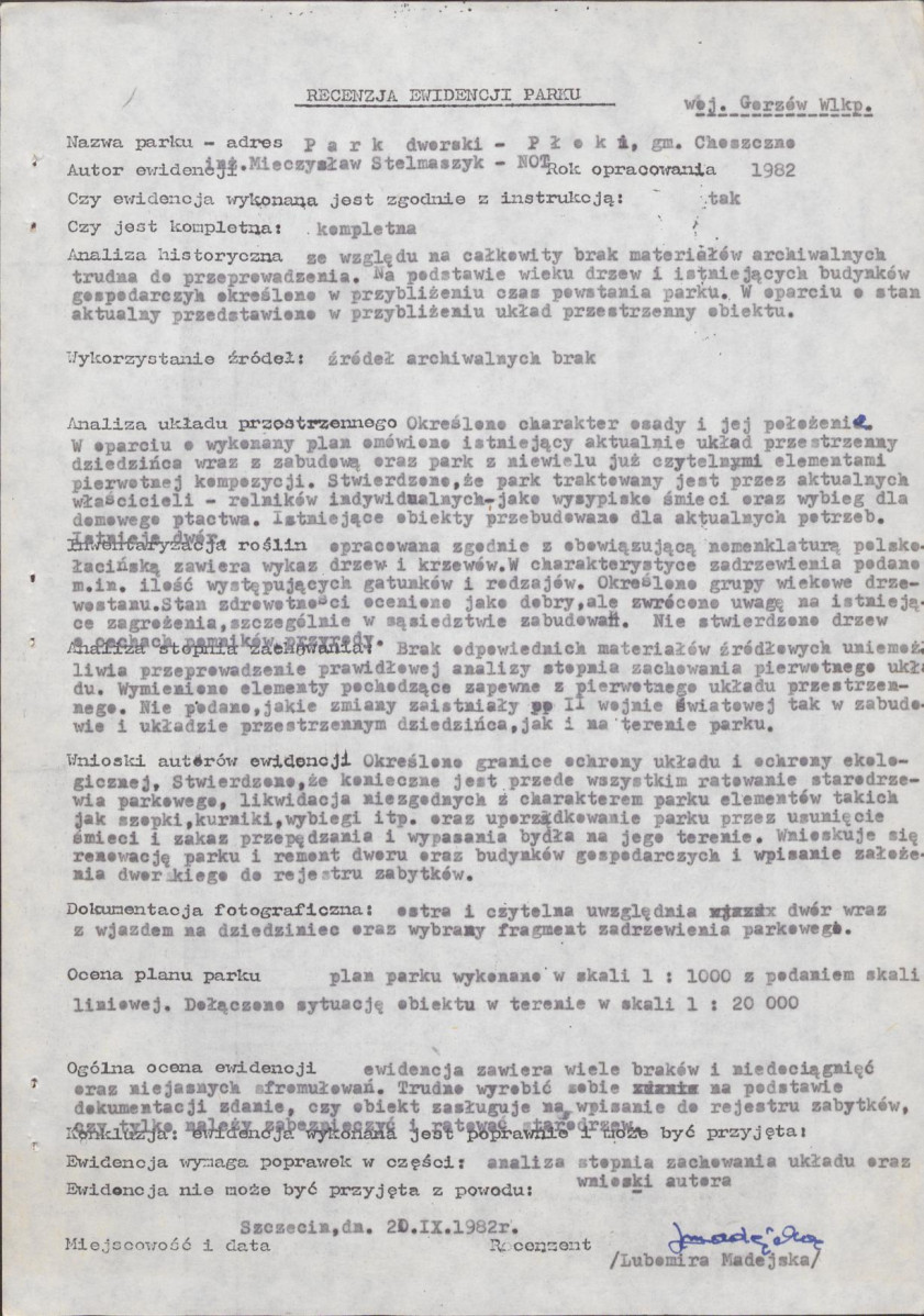 EP - Ewidencja parkowa, skan nr 21