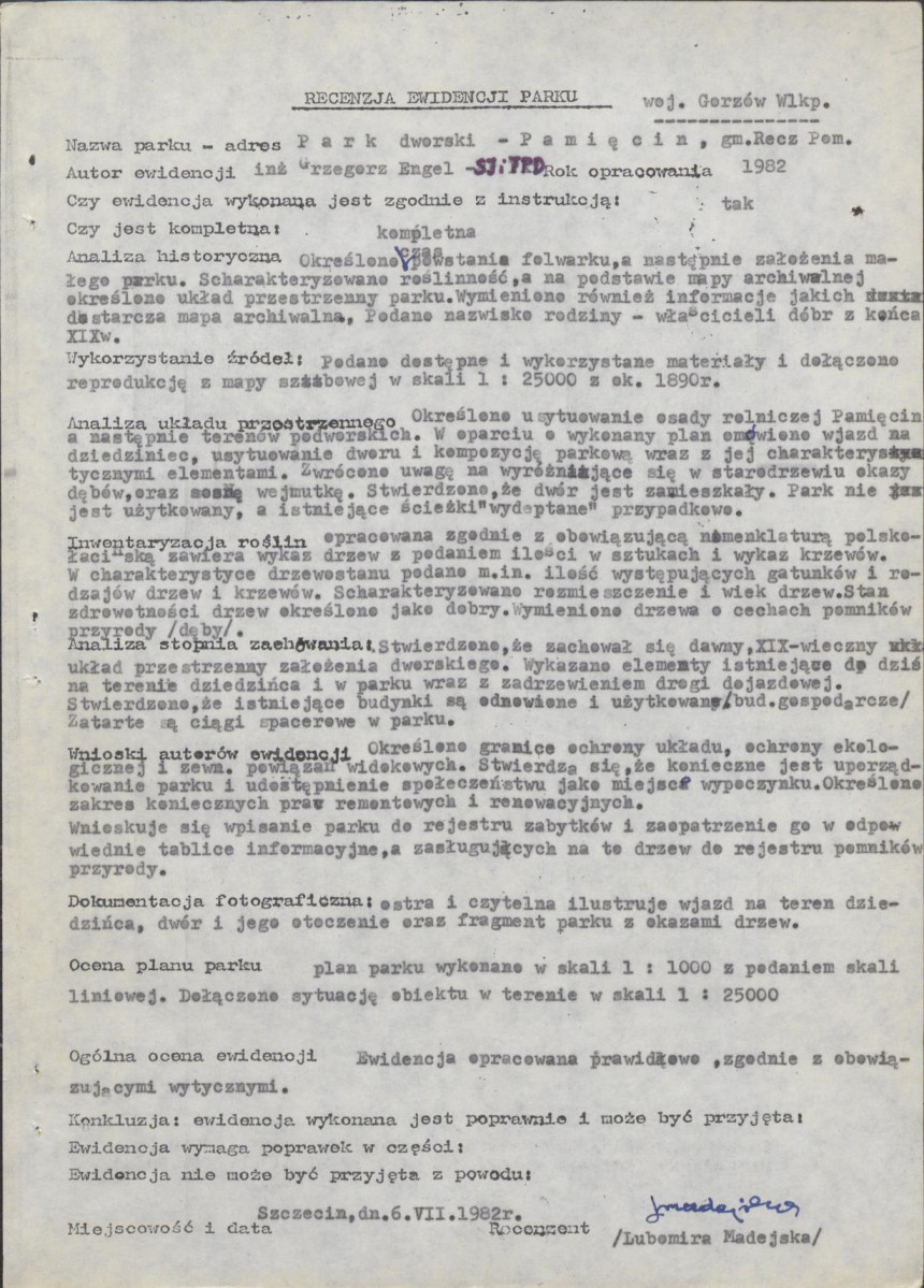 Ewidencja parkowa, skan nr 27