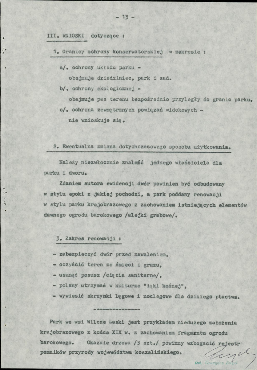 Ewidencja parkowa, skan nr 16