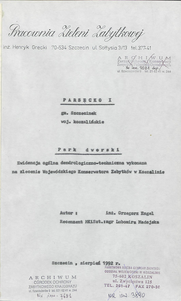 EP - Ewidencja parkowa, skan nr 4
