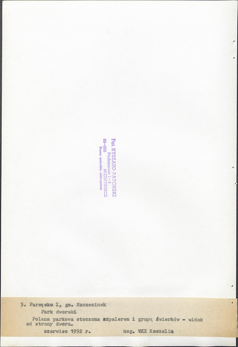 EP - Ewidencja parkowa, skan nr 29