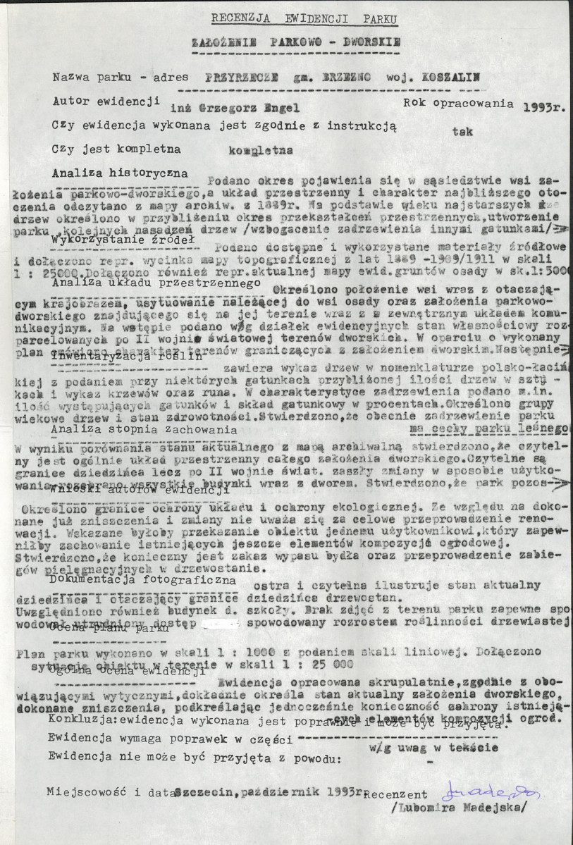 EP - Ewidencja parkowa, skan nr 29
