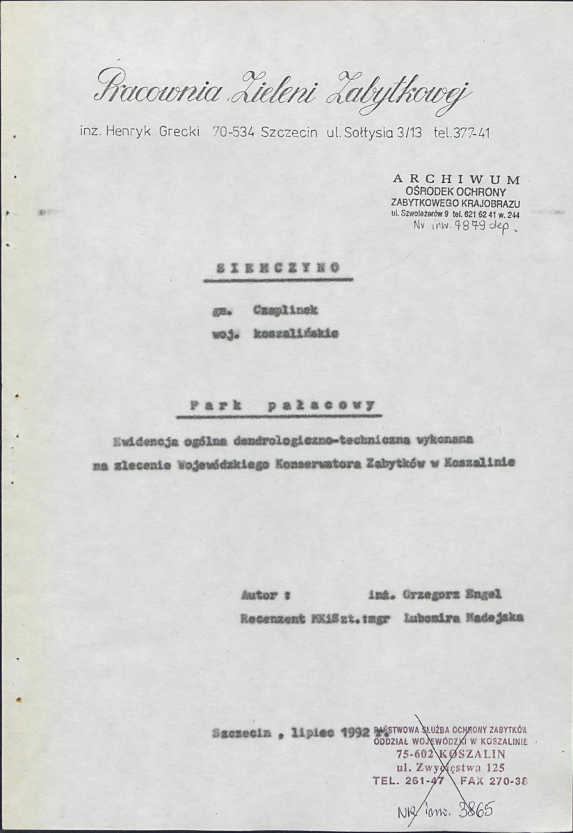 Ewidencja parkowa, skan nr 5